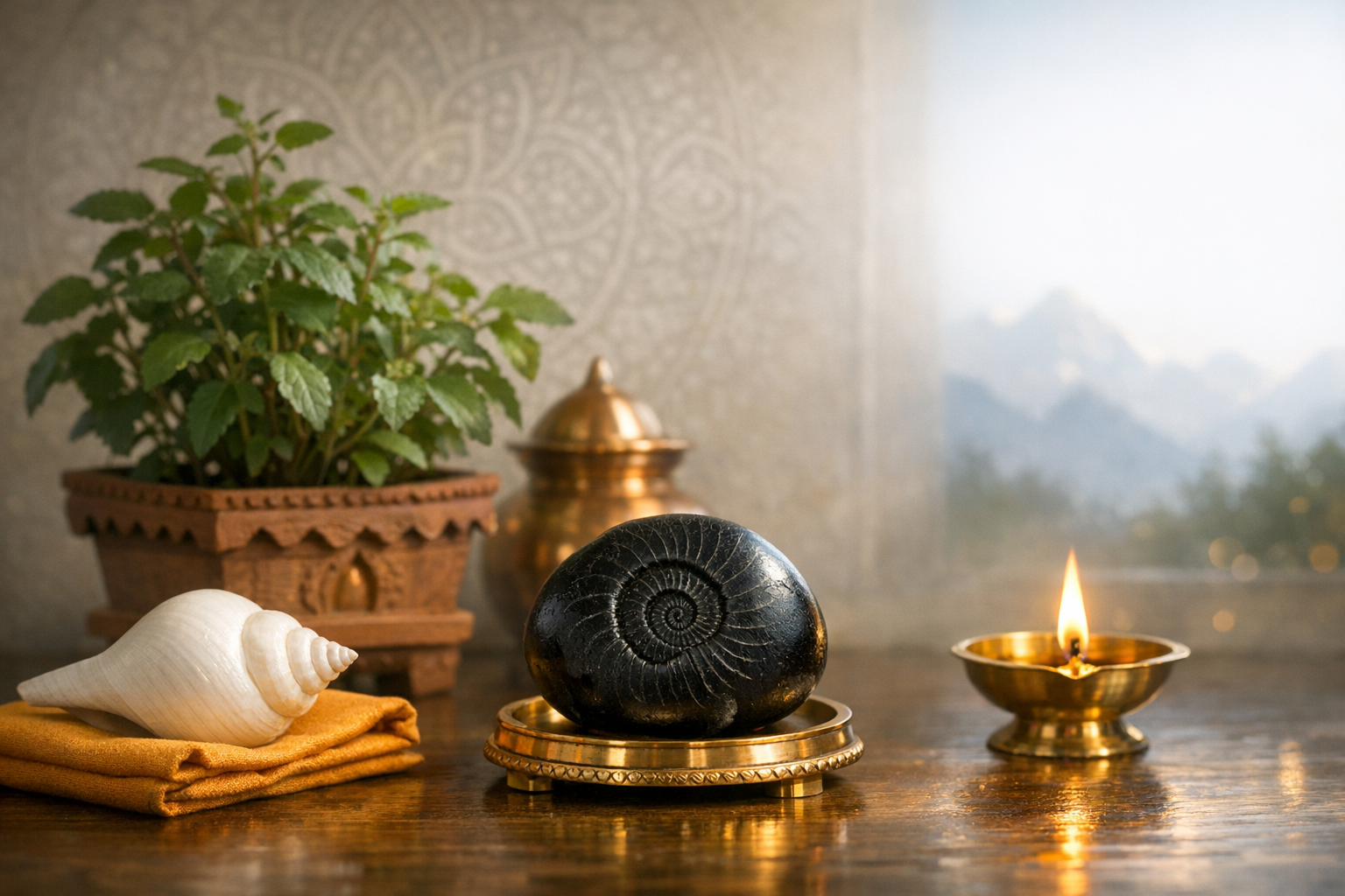 Shaligram, Shankha, and Tulsi: Unlocking Vishnu’s Living Presence and Timeless Grace