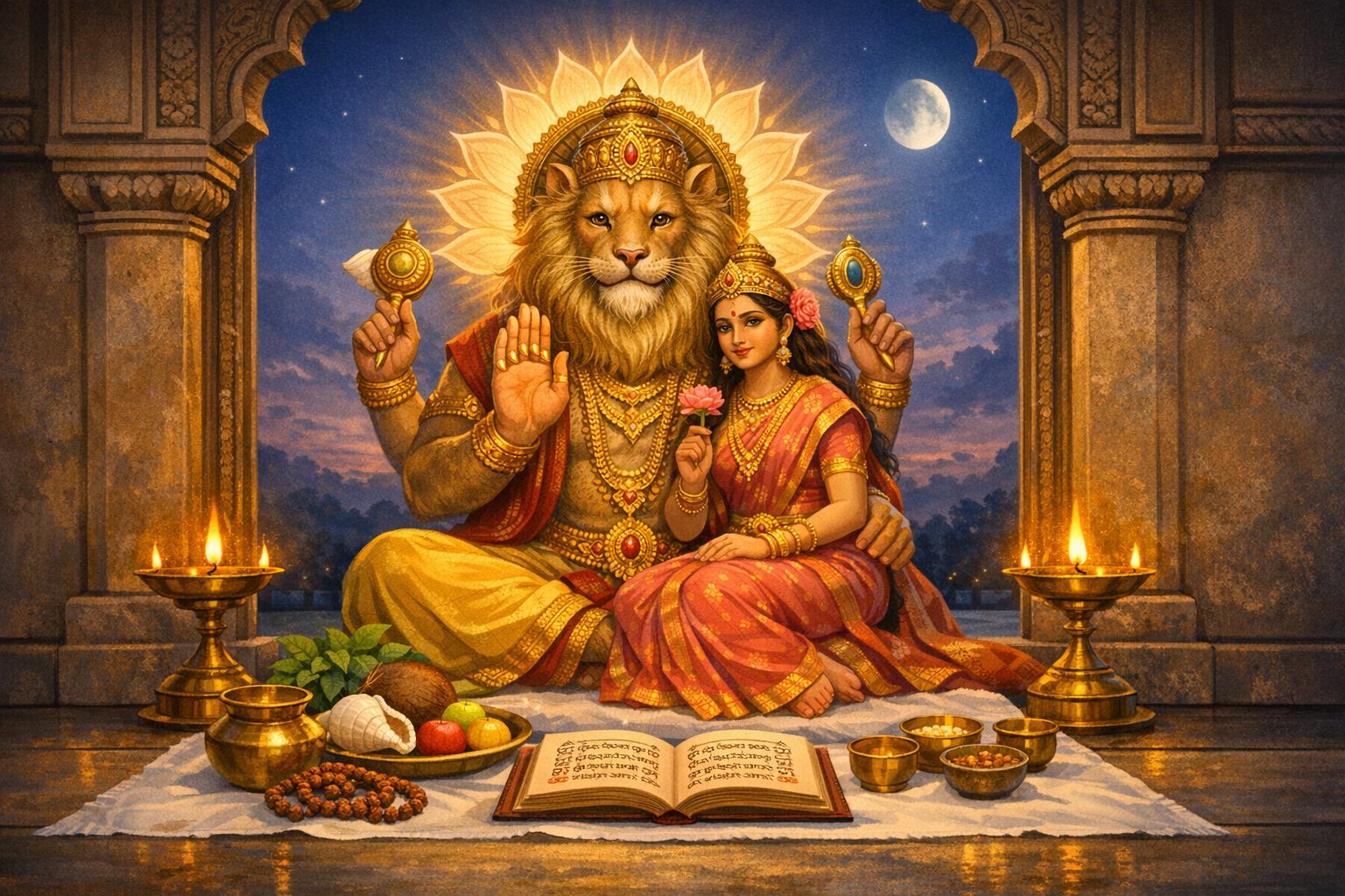 Sri Narasimha Caturdashi: Scriptural Insights on Humility, Surrender, and Protection