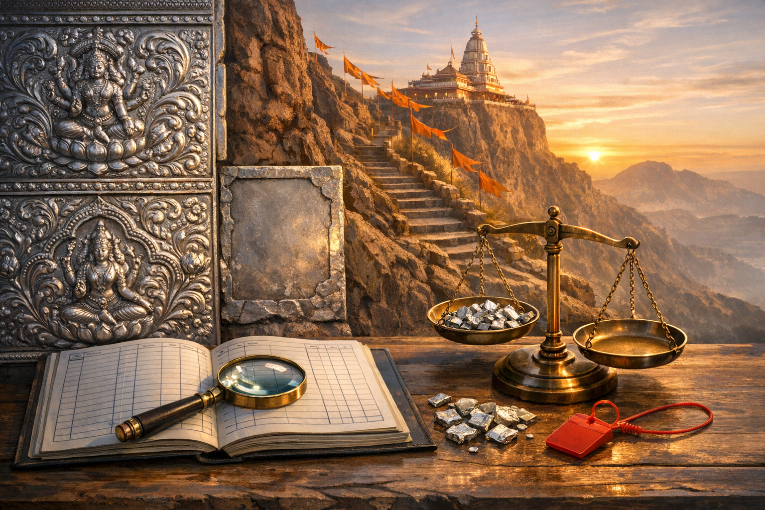 Saptashrungi Gad Shock: 22.5 kg of Sacred Silver Missing, Criminal Probe Targets Ex-Trustees