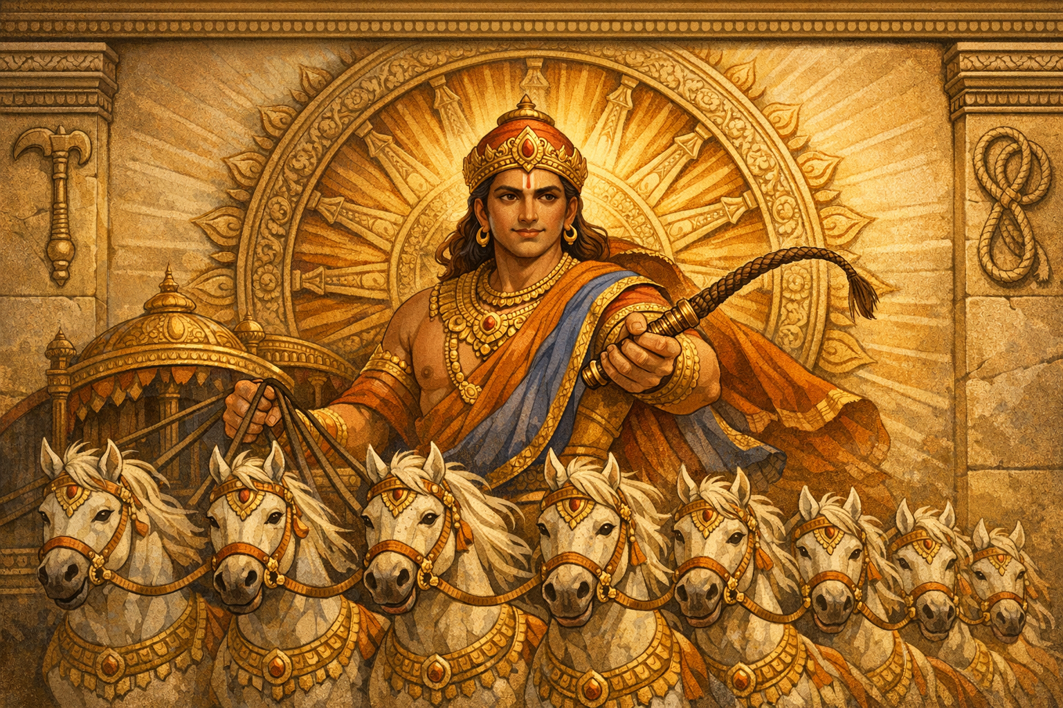 Kasha (Pratoda) in Hindu Iconography: Unveiling the Sacred Whip of Discipline and Divine Order