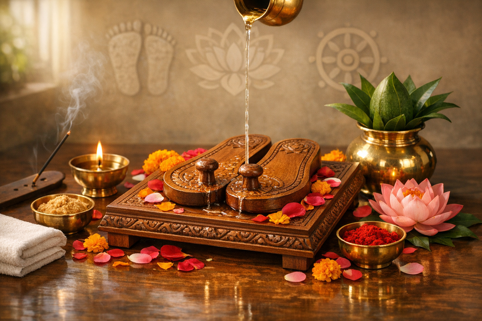 Paada Puja Explained: The Timeless, Transformative Ritual of Reverence and Dharmic Unity