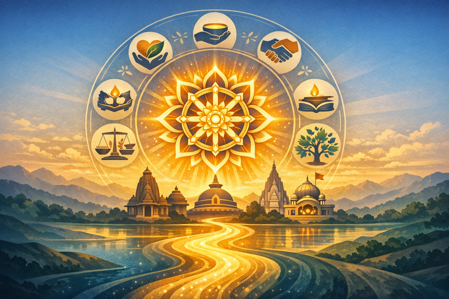Dharma Unveiled: The Living Code of Virtue Guiding Daily Life Across Dharmic Traditions