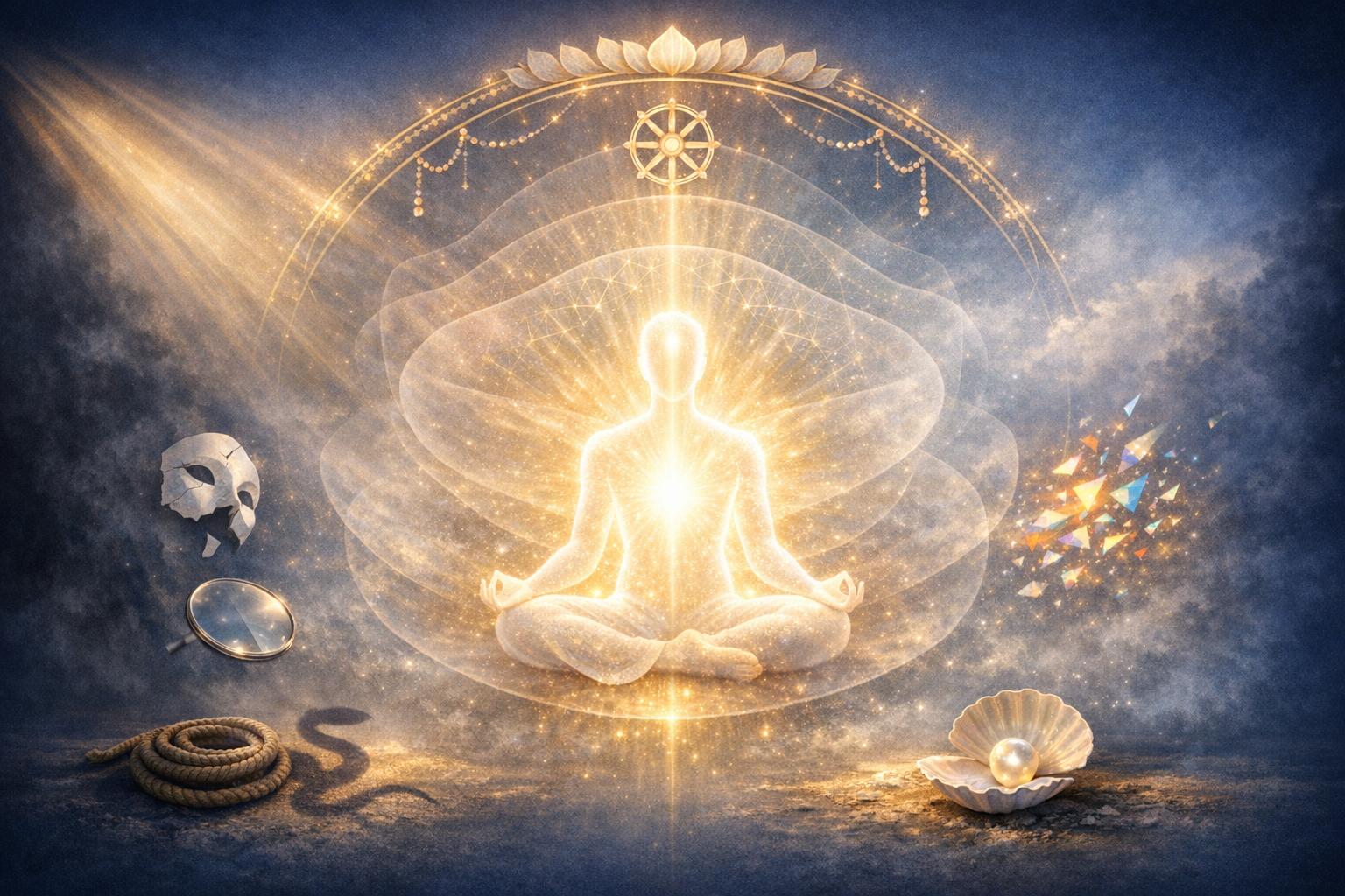 Break Free from Maya: Transcending Superimpositions for God‑Realization in Advaita Vedanta
