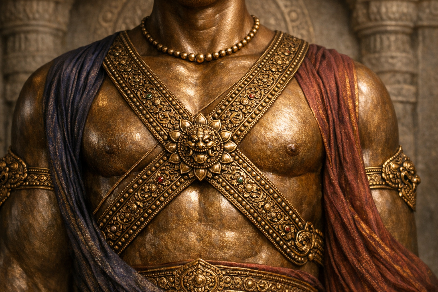 Channa Vira Unveiled: The Cross‑Body Ornament of Valor, Protection, and Dharma in Hindu Art