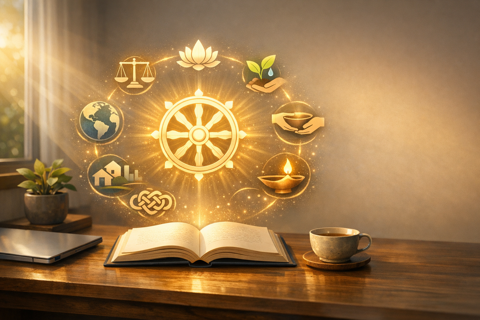 Dharma in Daily Life: A Scholarly Guide to Virtue, Justice, and Well-Being Across Traditions