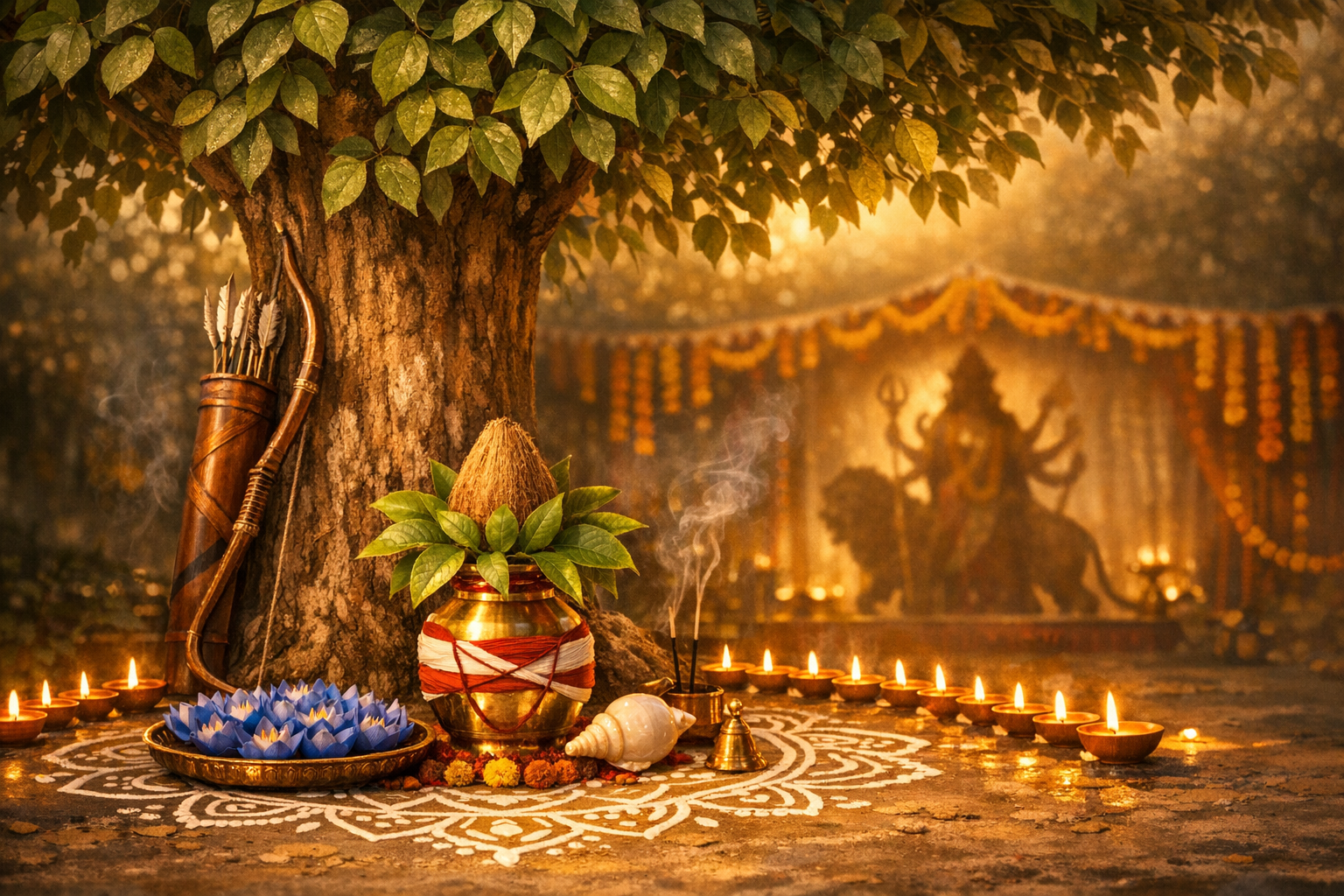 Bel Tala and Akal Bodhan: Durga’s Sacred Awakening That Empowered Lord Rama