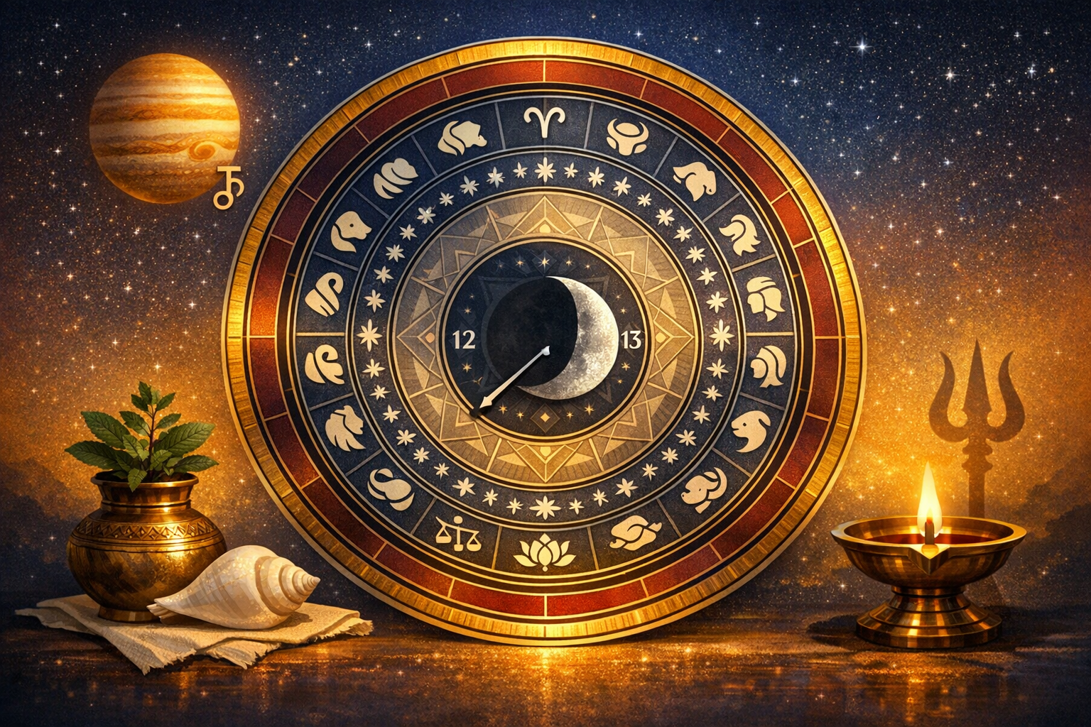 May 14, 2026 Panchang: Krishna Paksha Dwadashi to Trayodashi, Shubh Muhurat, Nakshatra, Rashi Guide