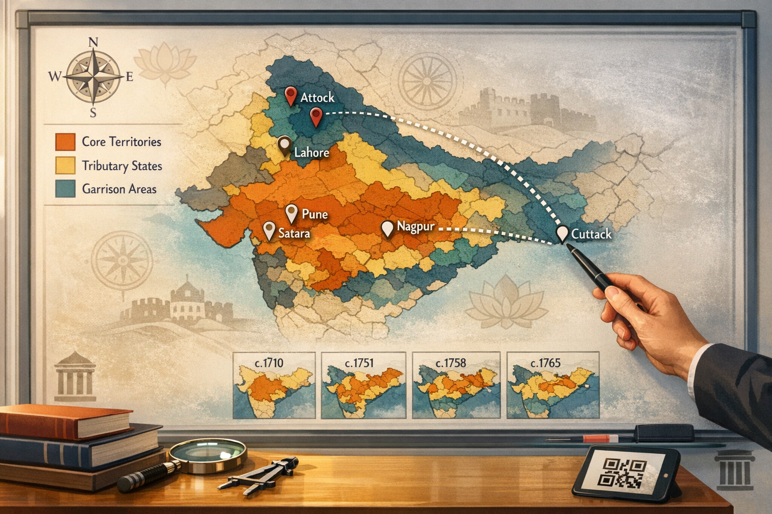 NCERT Removes Maratha Expansion Map: Why the Attock–Cuttack Legacy Matters to India’s Students