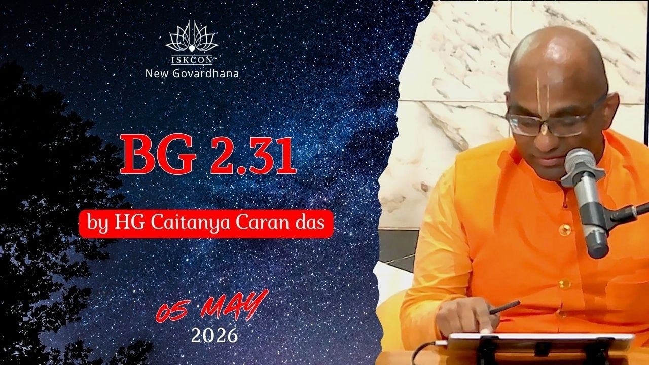 Bhagavad Gita at New Govardhana: Profound Bhakti-Yoga Insights by HG Caitanya Caran das