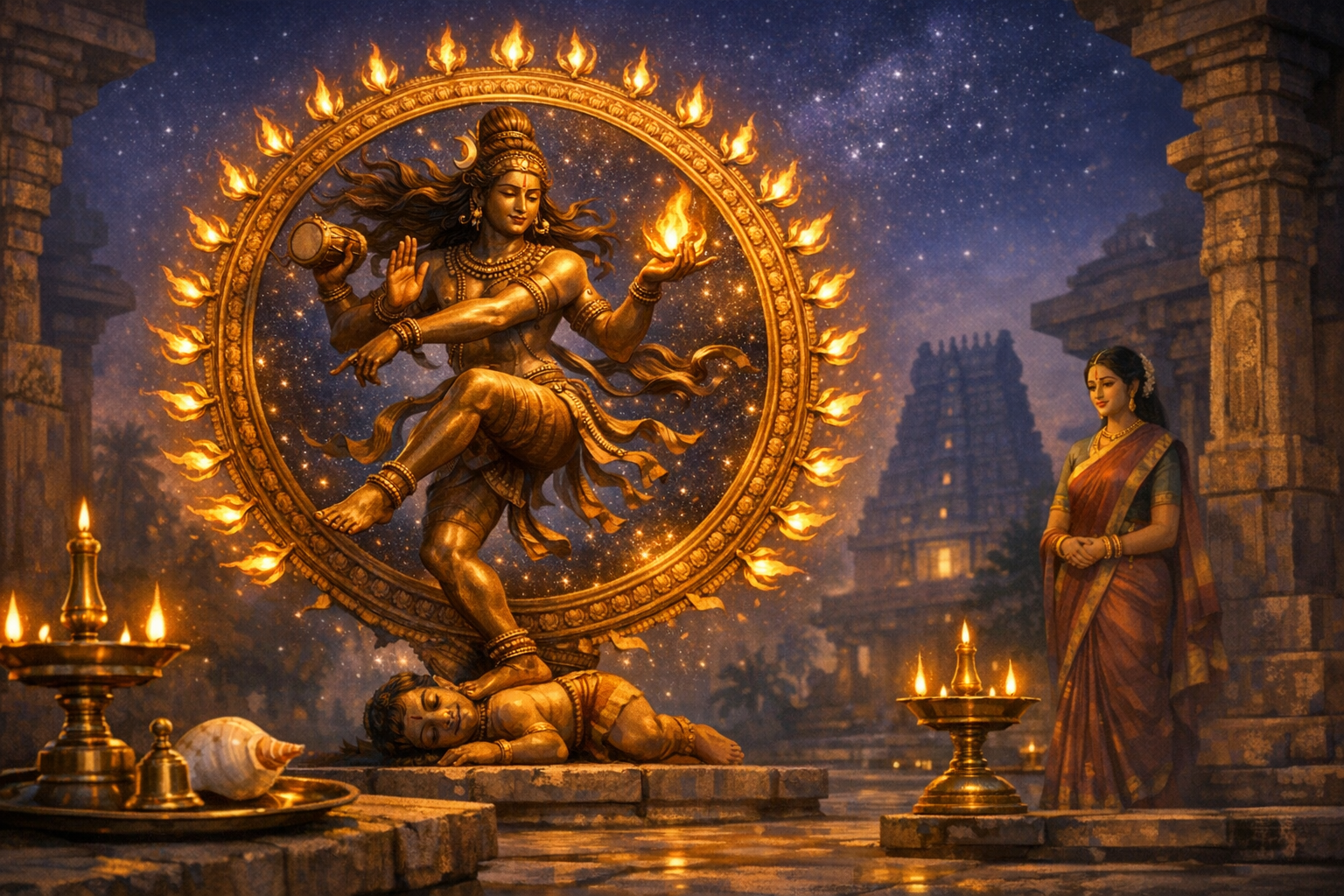 Sandhya Tandava at Dusk: Decoding Shiva Nataraja’s Twilight Dance and Its Living Wisdom