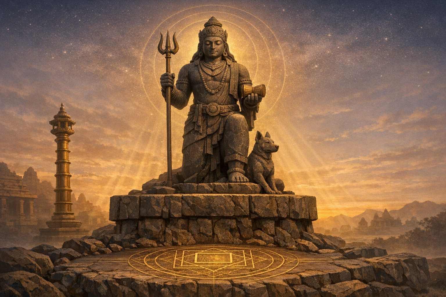 Bhudharaya Bhairava: The Unmoving Ground of Being for Stability, Courage, and Clarity