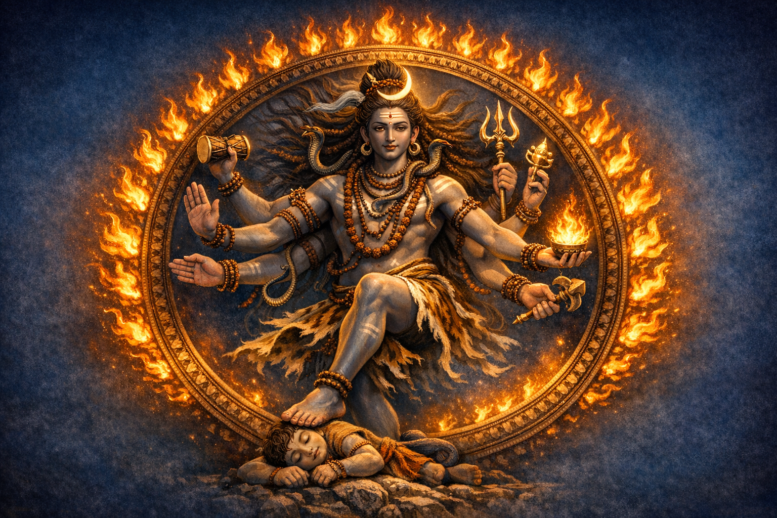 Kalika Tandava Decoded: Shiva’s Eight‑Armed Cosmic Dance of Renewal and Liberation