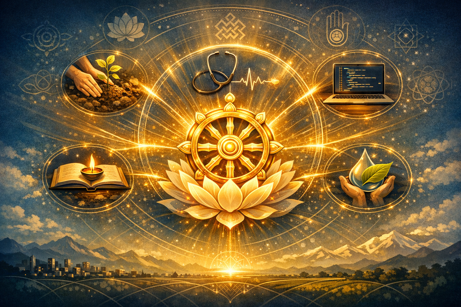 Shattering the Myth: Why Enlightenment Demands Action—Dharma, Karma Yoga, and Sacred Work