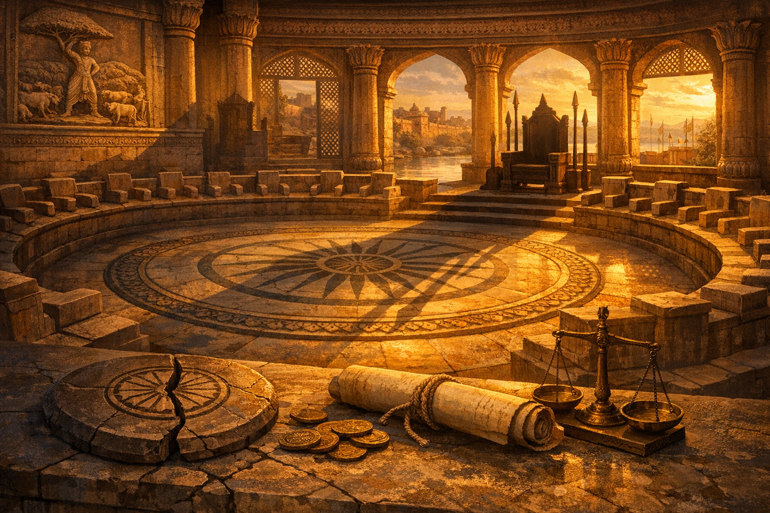 When a Republic Fell: Kamsa’s Coup, Mathura’s Sudharma, and the Price of Lost Dharma