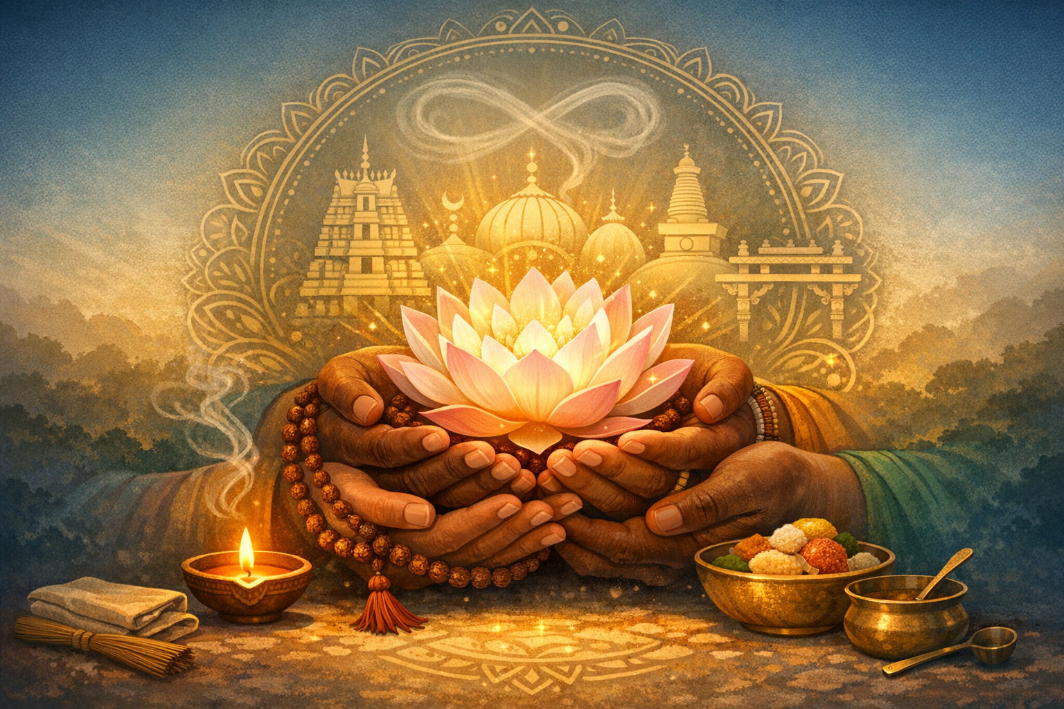 Surrender that Liberates: How Dāsa‑Bhāva Shapes Bhakti, Seva, and Dharmic Unity
