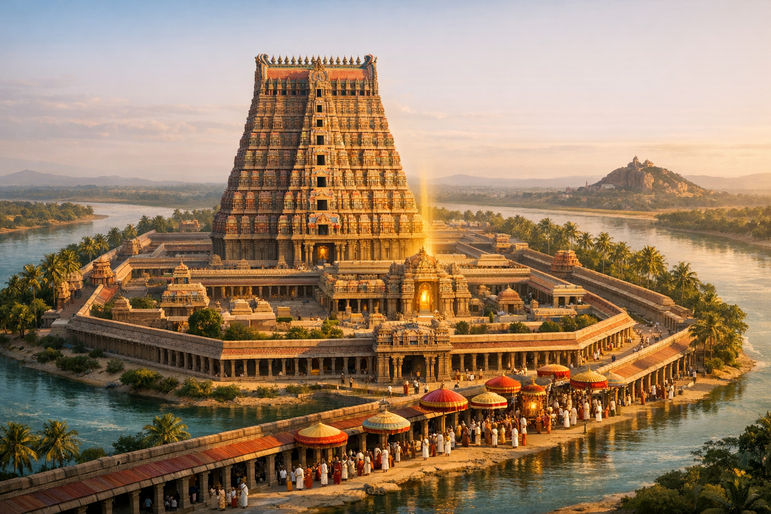 Srirangam’s Divine Design: How Lord Ranganatha Chose Kaveri as His Eternal Abode