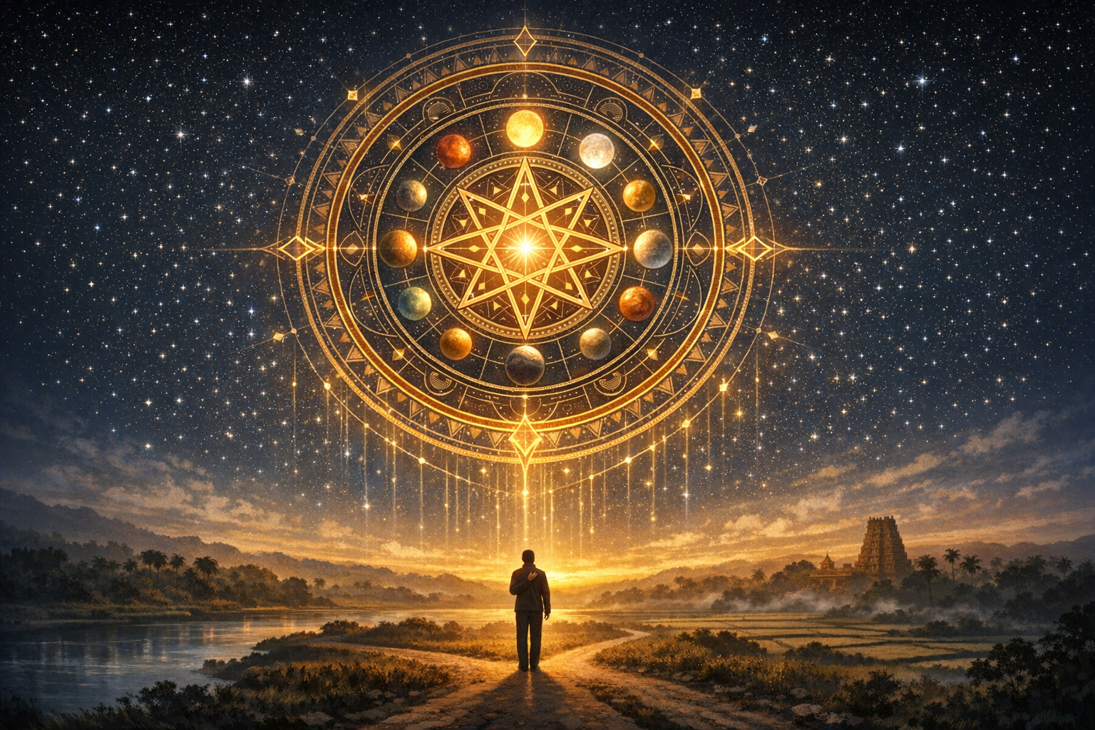 Do Planets Shape Our Destiny? A Timeless Vedic Guide to Jyotisha, Karma, and Free Will