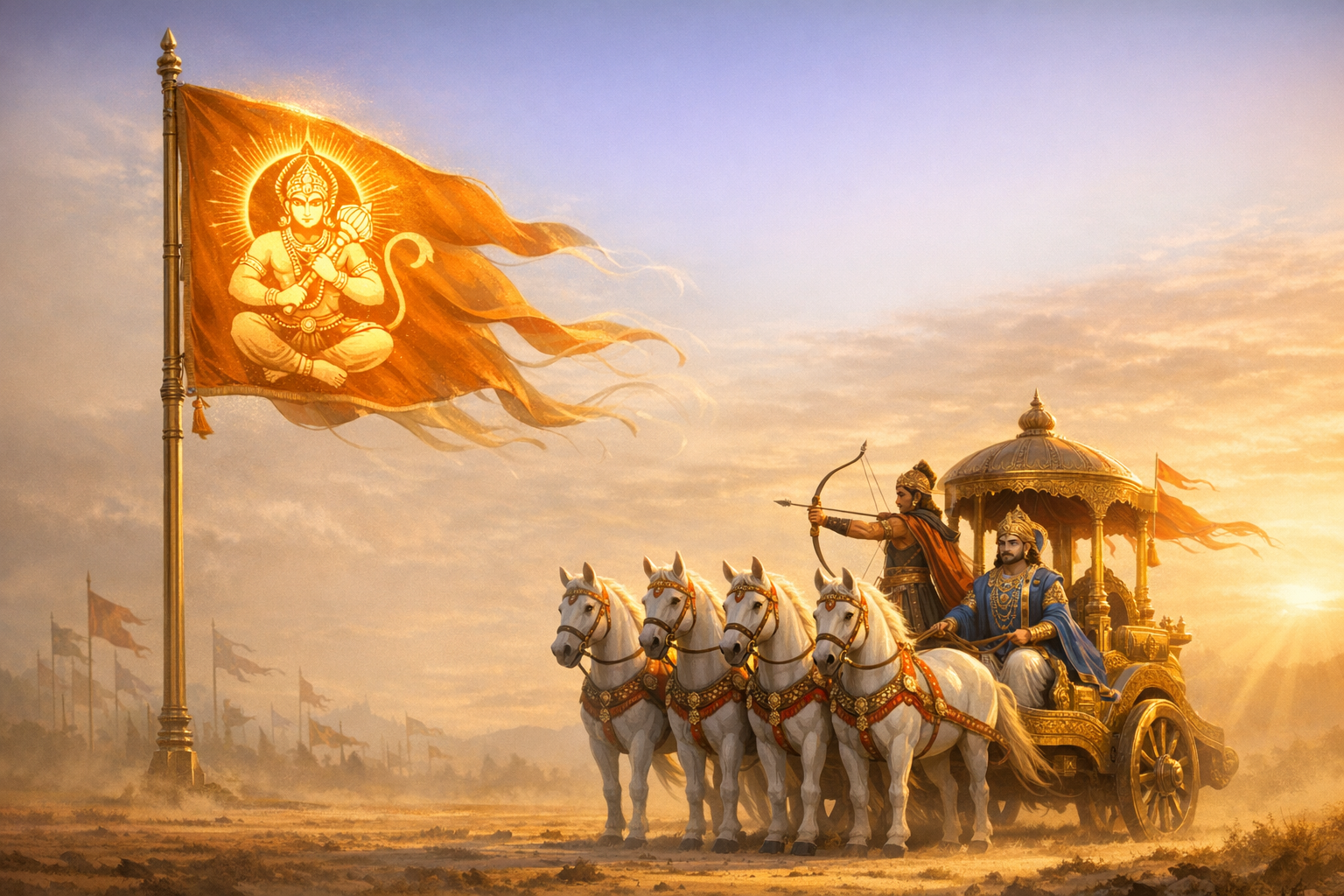 Kapi Dhvaja Unveiled: How Hanuman on Arjuna’s Banner Powered Dharma at Kurukshetra