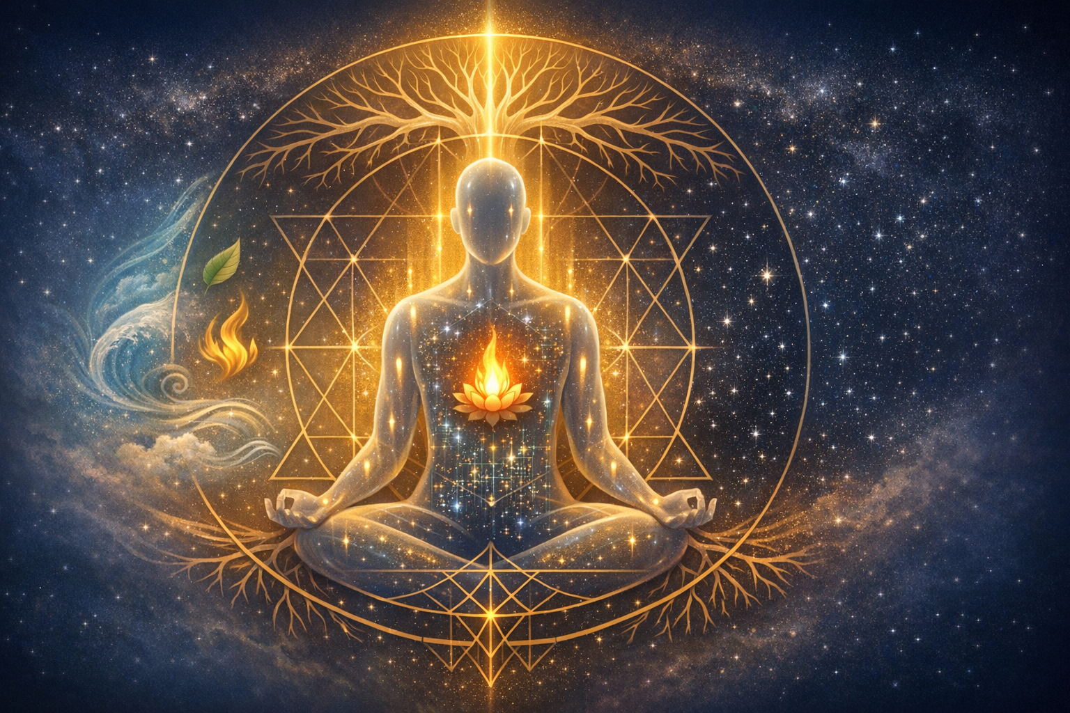Purusha, the All-Pervading Cosmic Being: Vedic origins, Yogic meaning, living significance
