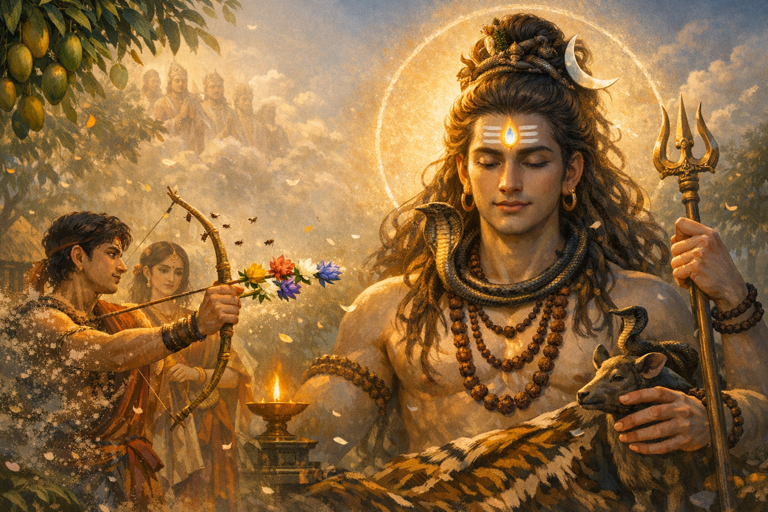 Kamantaka Murti of Shiva: Awe-Inspiring Iconography, Third-Eye Fire, and Mastering Desire