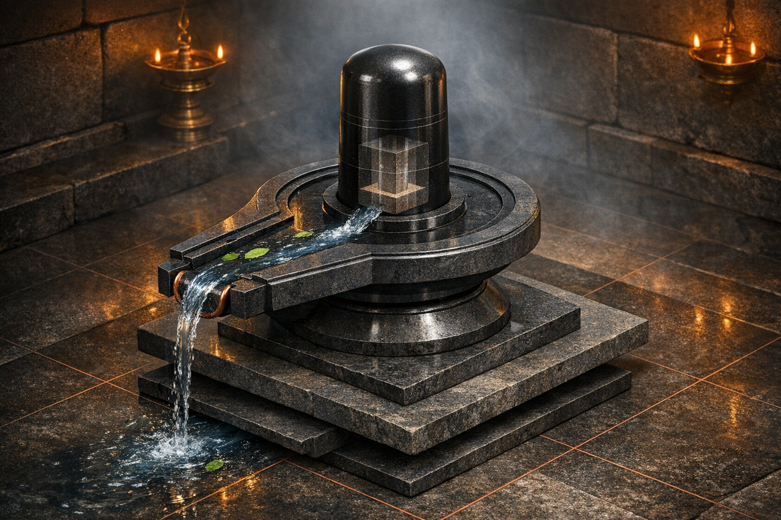 Divine Geometry of the Shivling: Six Sacred Components, Agamic Ratios, and Alignment