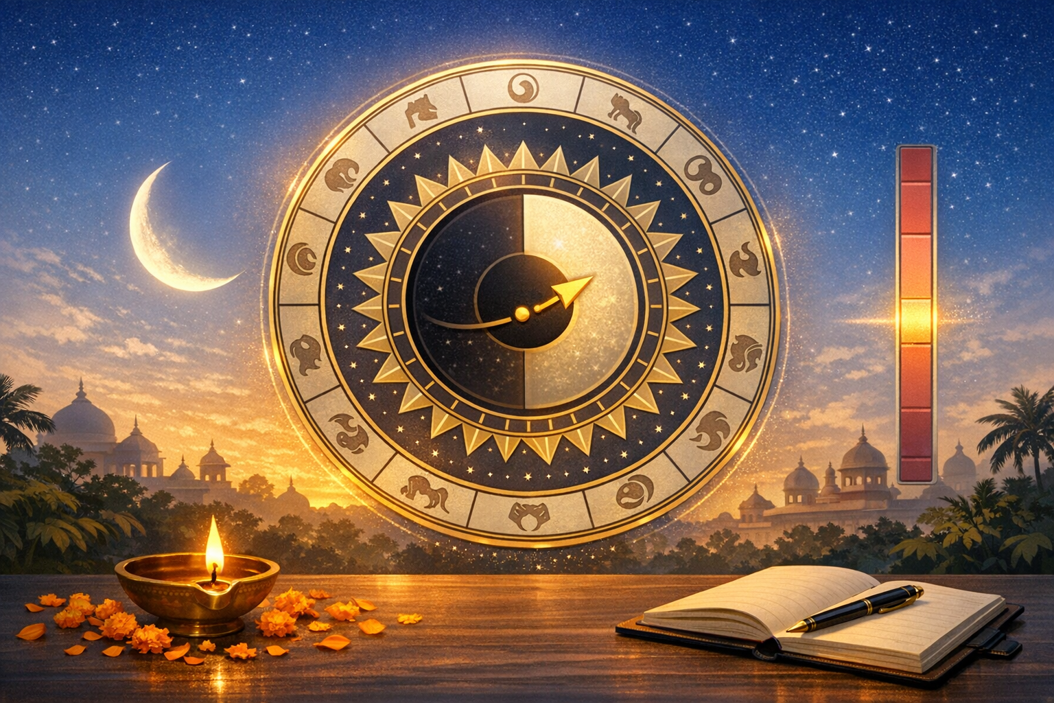 June 16, 2026 Panchang: Shukla Pratipada → Dwitiya, Auspicious Muhurat, Nakshatra, Rashi