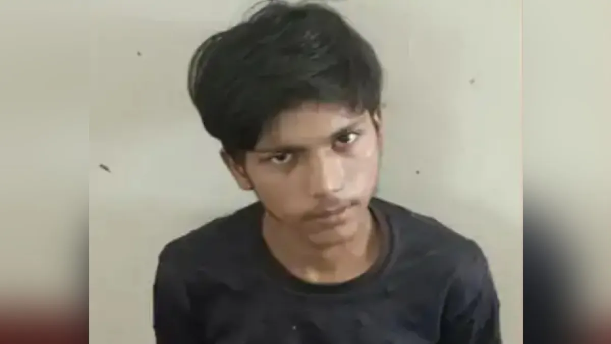 Young man in a dark shirt seen against a plain wall, used with Bharat crime report on Saharanpur youth Mohd Sohail and NIA-ATS Ram Mandir case.
