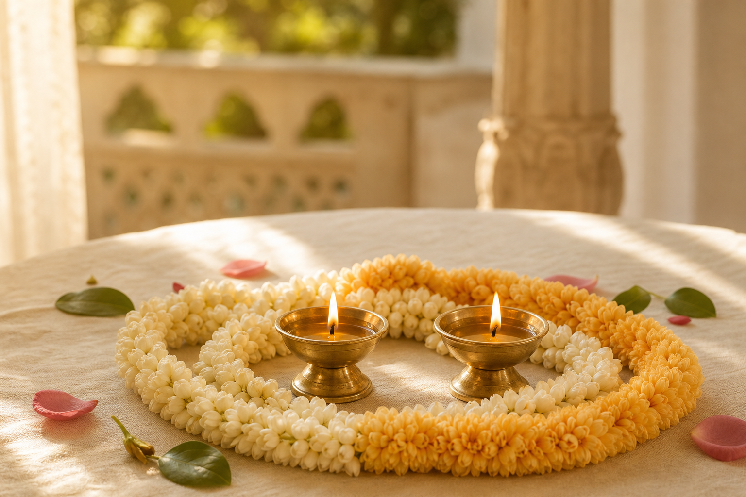 Krishnabhava and Vraja Mohan: Blessing Their Engagement