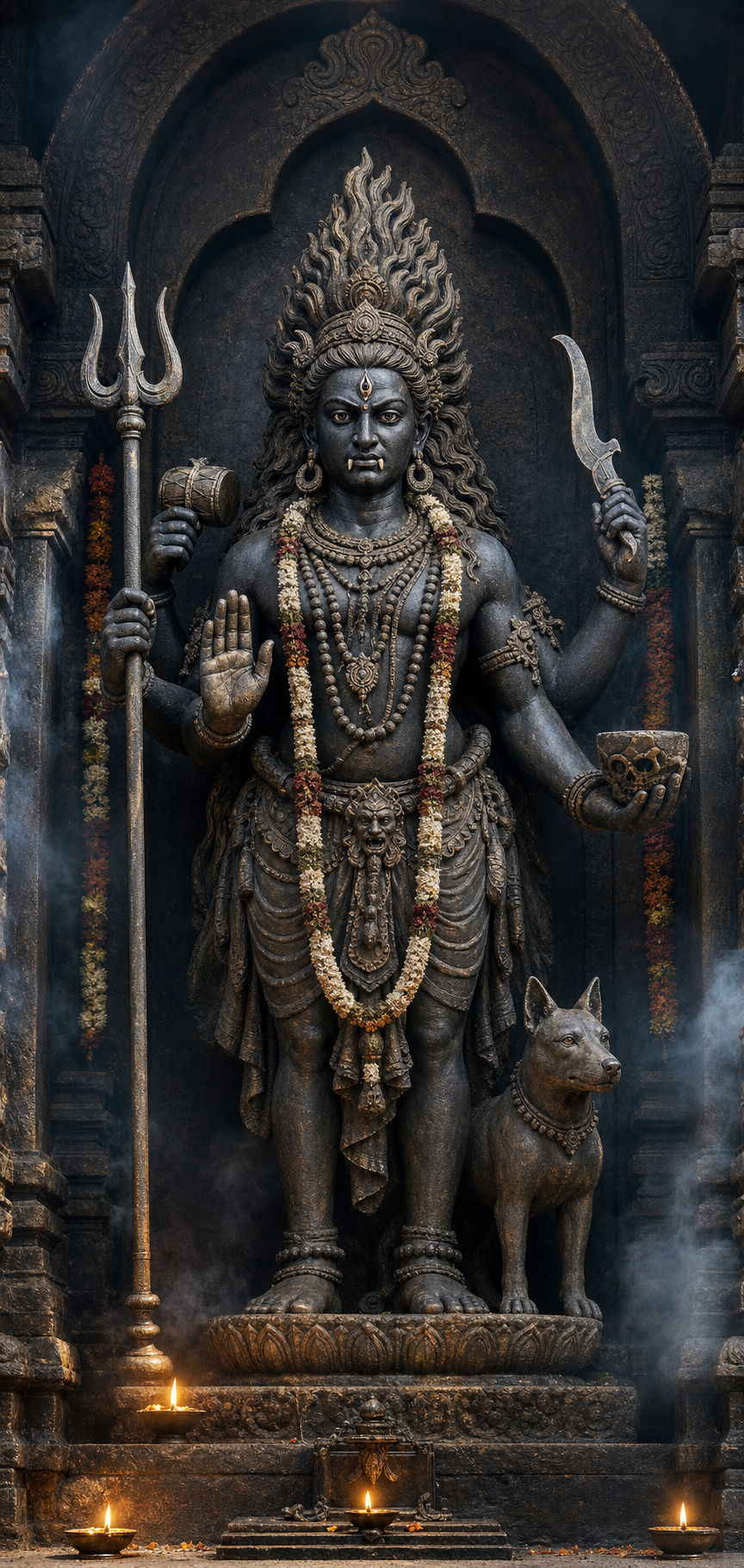 How to Read Canda Bhairava Iconography in a Temple