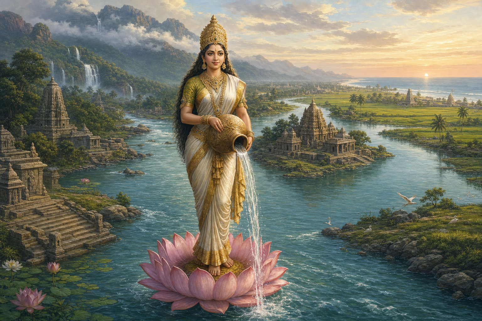 How to Read Goddess Kaveri in Image and Sacred Landscape