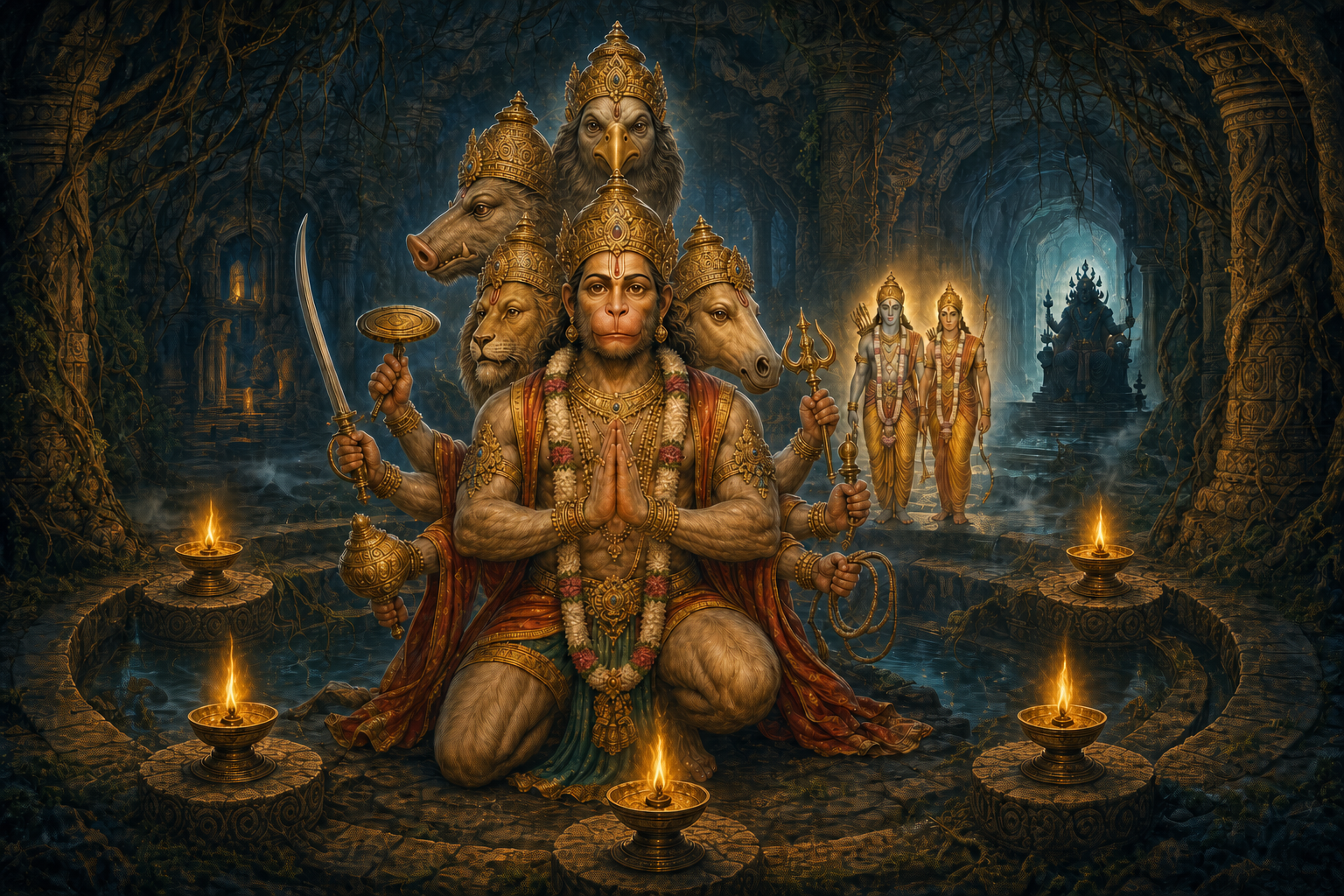 Mahiravana and Panchamukhi Hanuman: Reading the Tradition