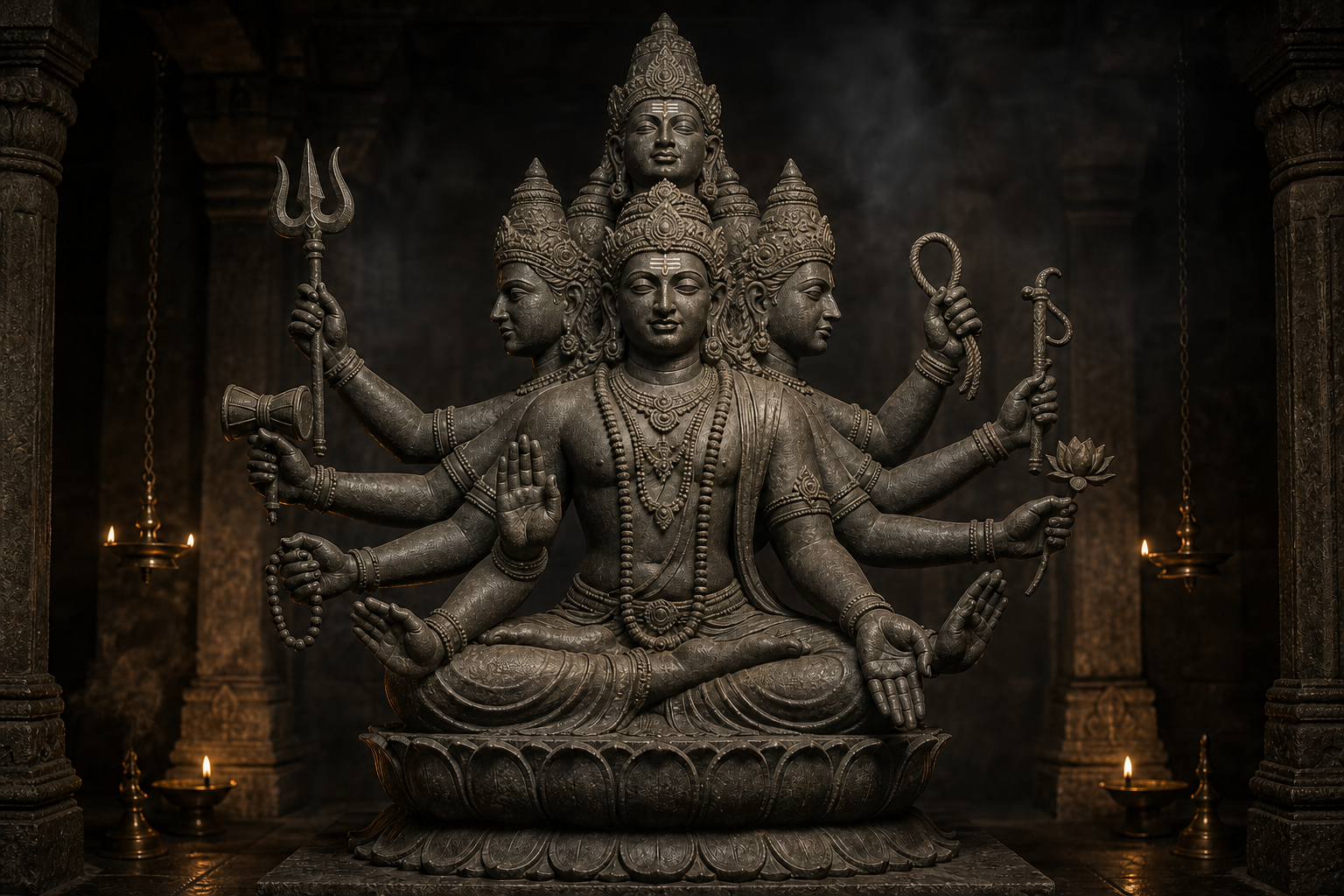 Sadashiva Pancha Brahma: How to Read the Five-Faced Icon