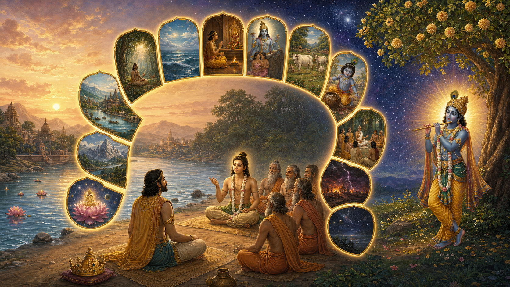 Bhagavata Purana: How 12 Cantos Build a Theology of Bhakti