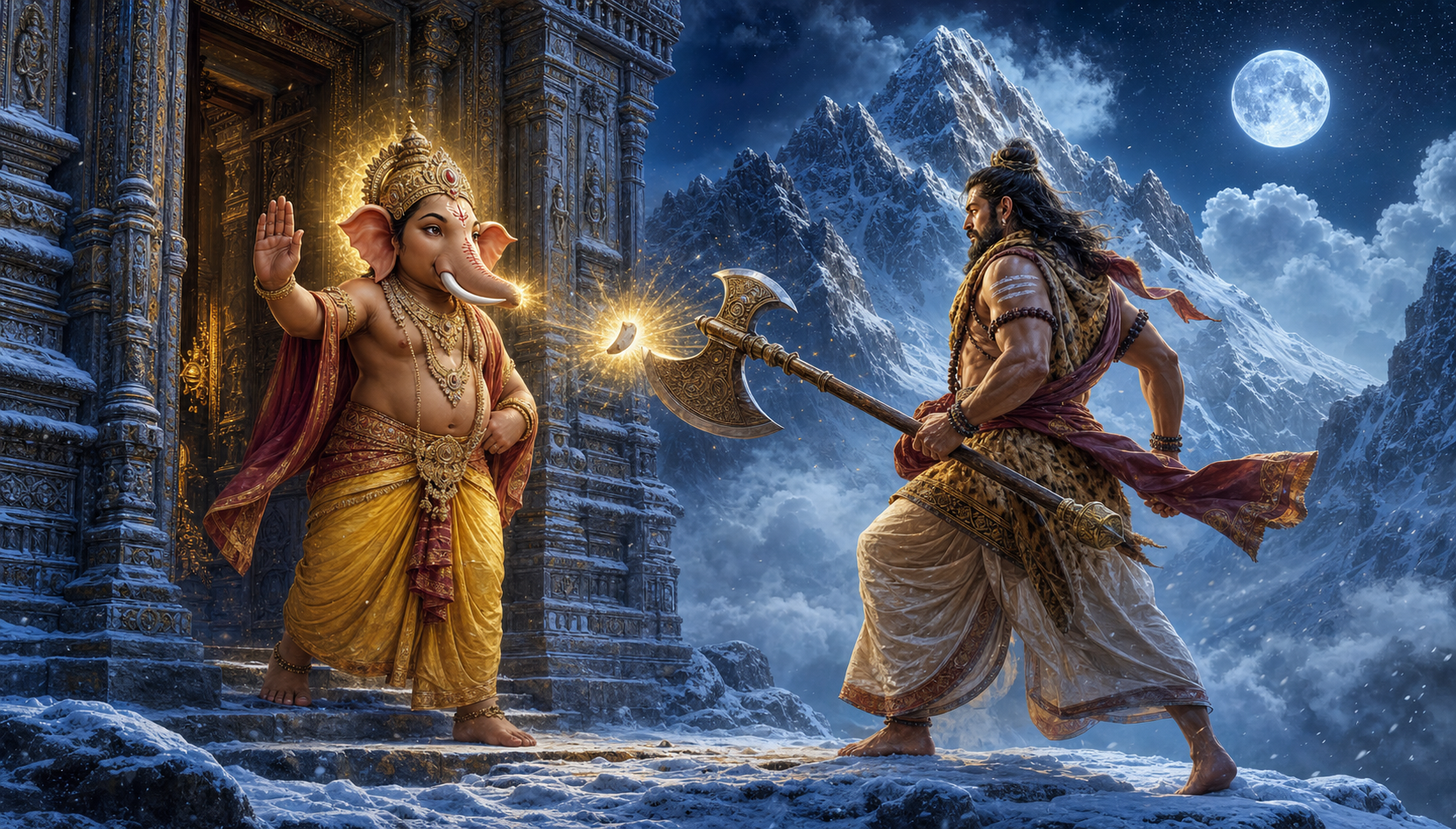 Parashurama and Ganesha’s Broken Tusk: Story and Meaning