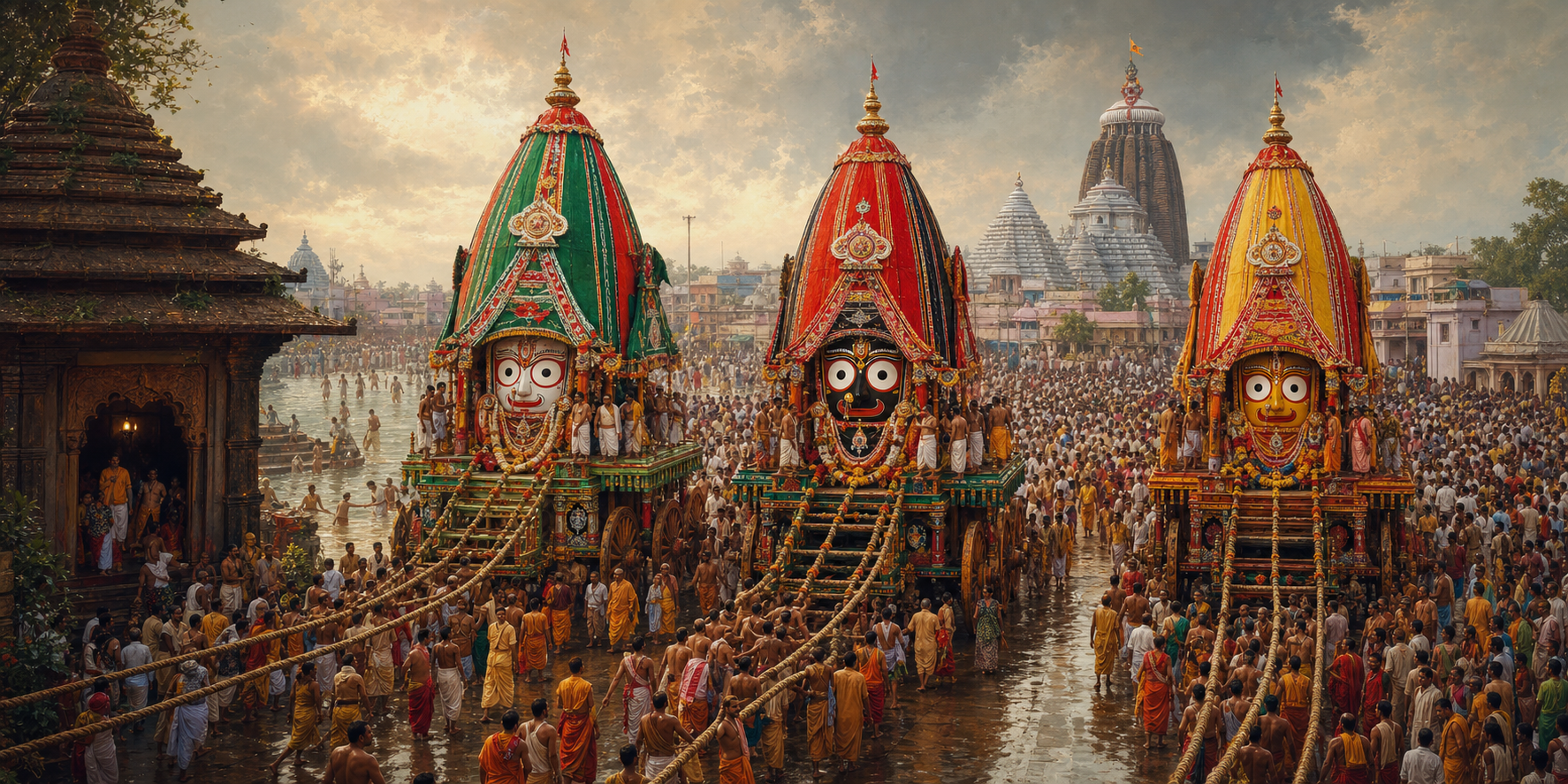 Jagannath Festival Cycle: From Sacred Bath to Homecoming