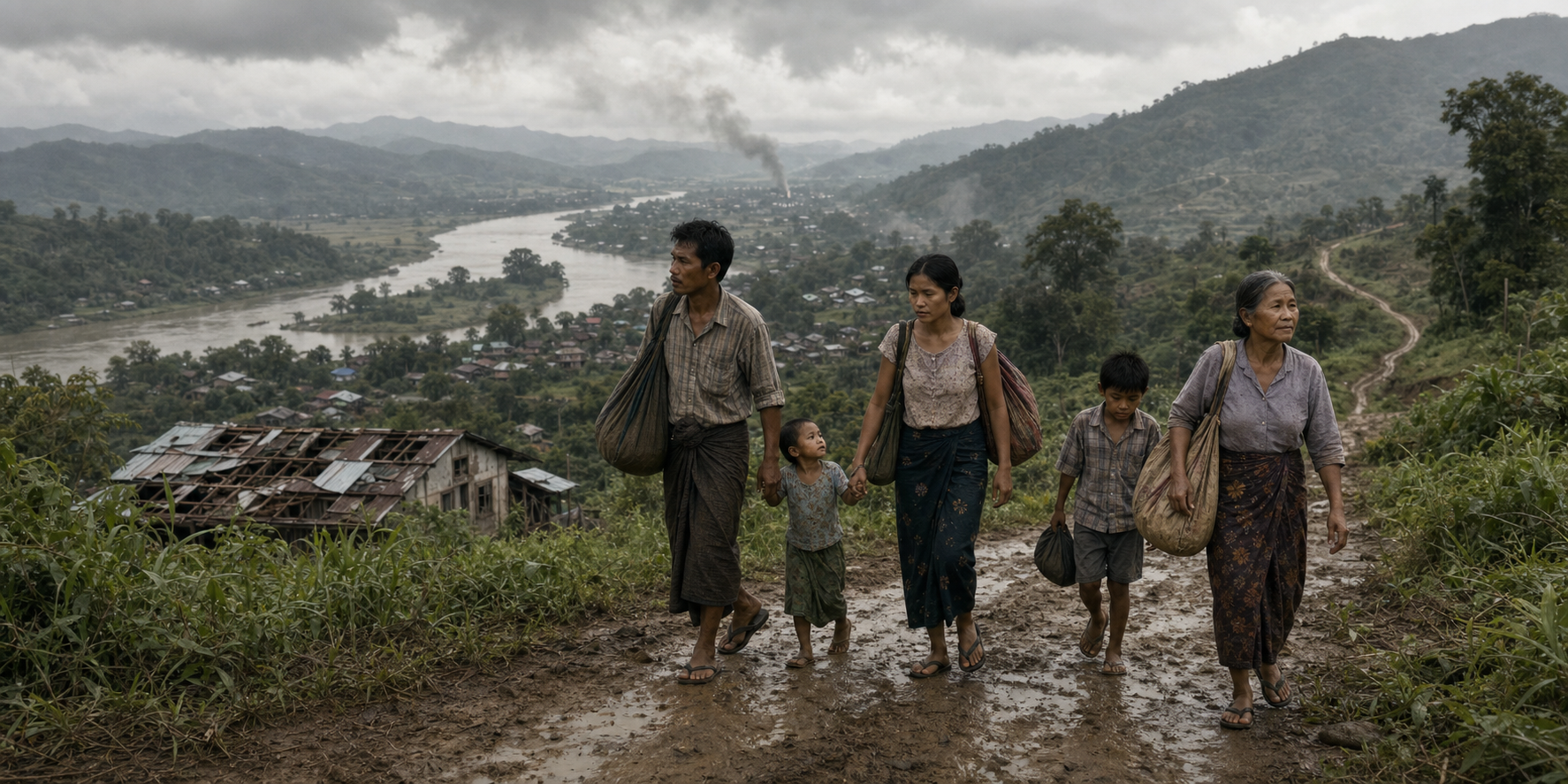 Myanmar Civil War: Displacement, Fragmentation and Survival