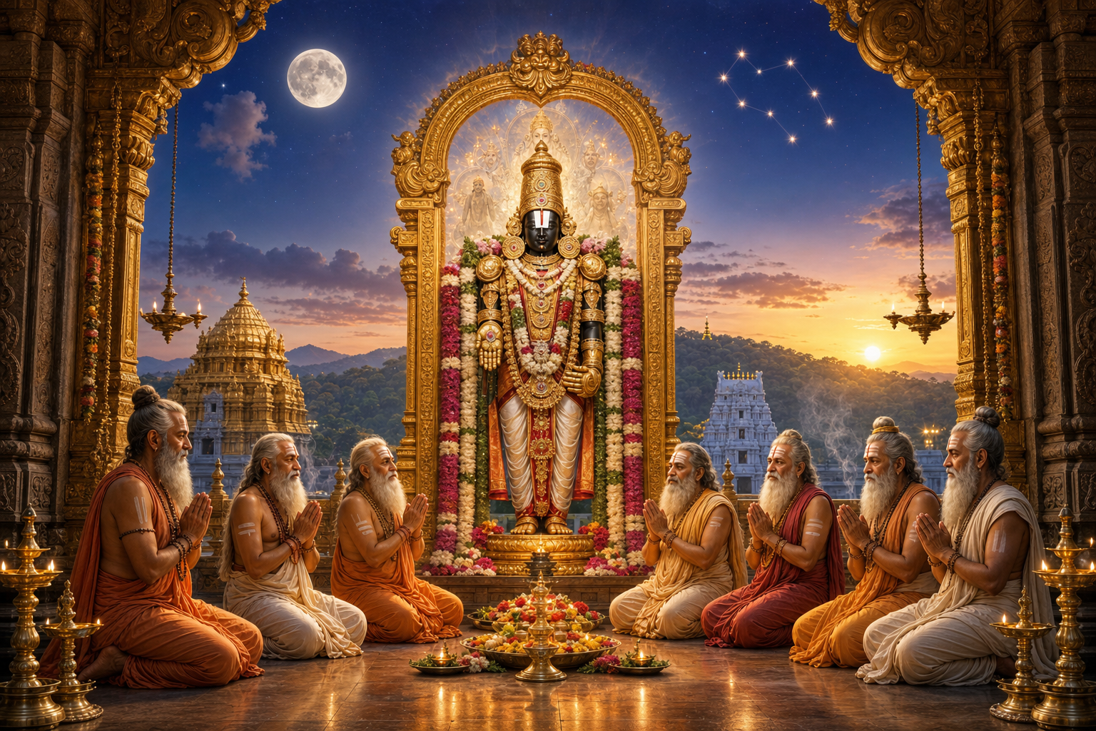 The Saptarishis at Tirumala: A Powerful Vaikunta Ekadashi Tradition Explained