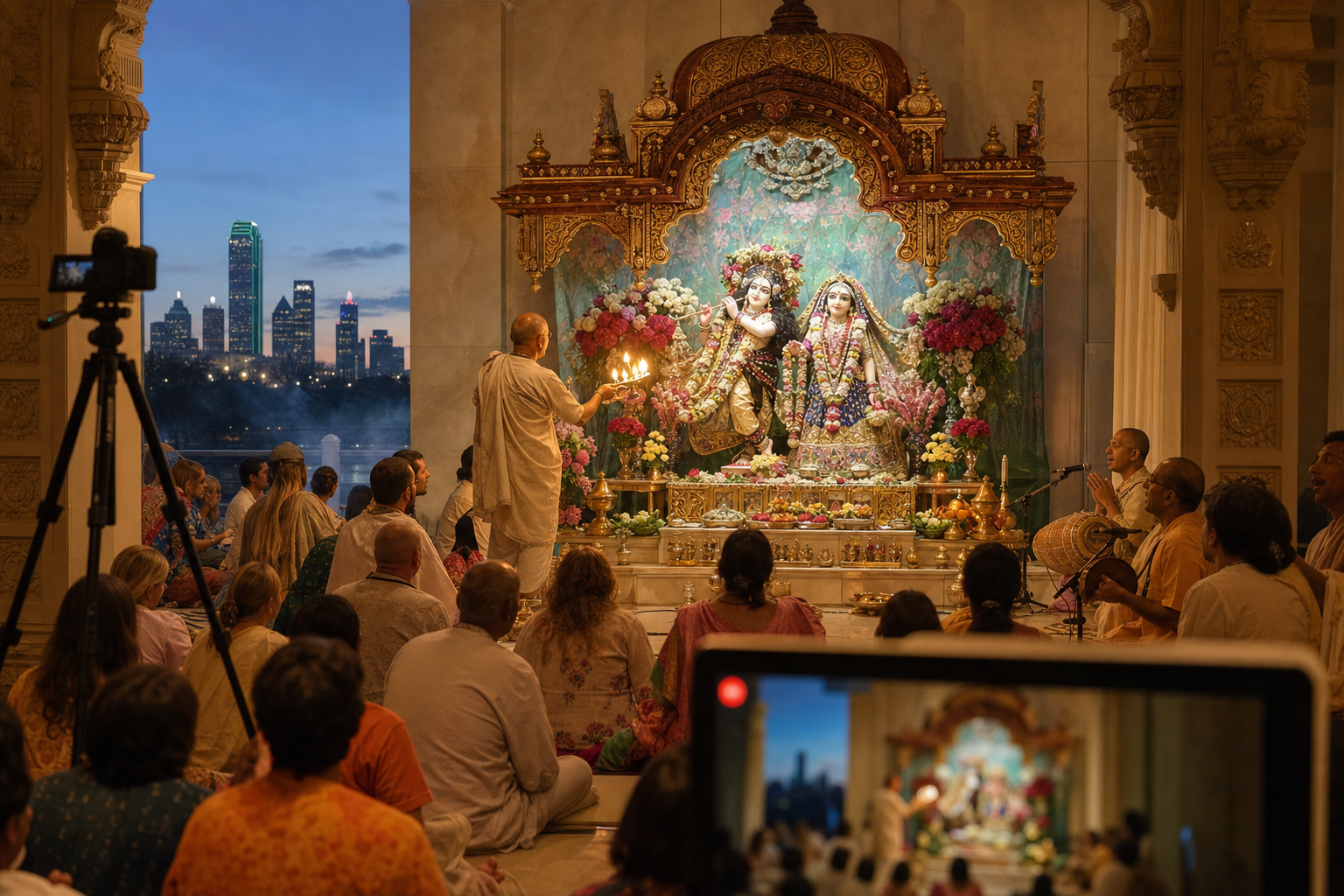ISKCON Dallas Temple Live: A Powerful Window into Bhakti, Darshan, and Community
