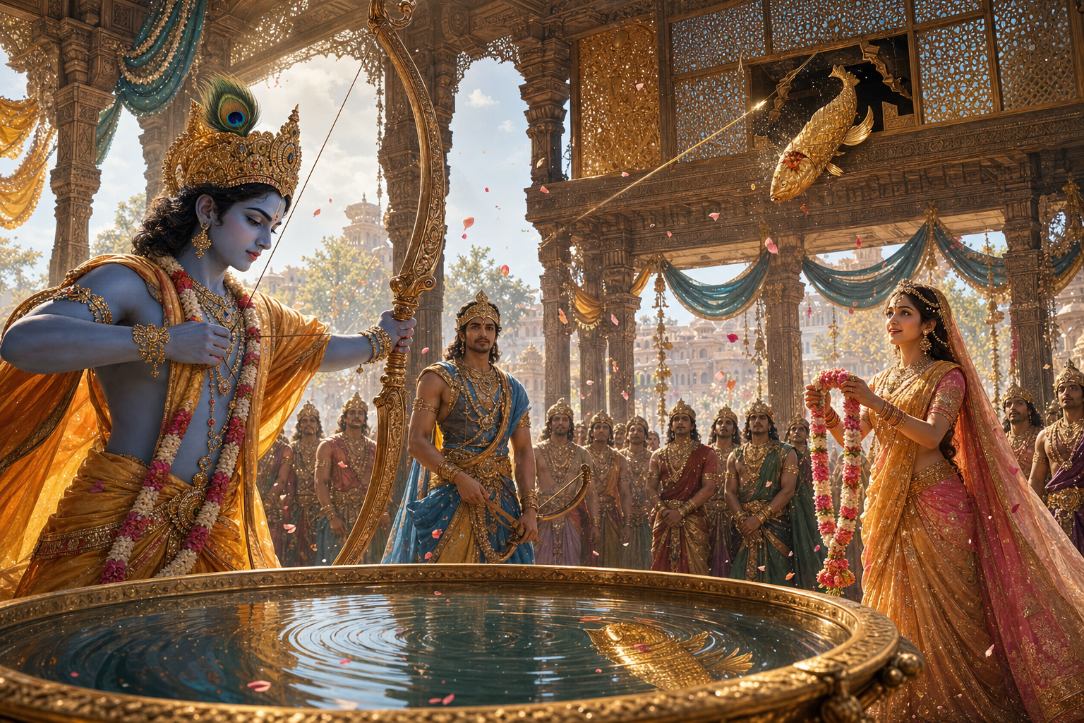 Beyond the Fish-Eye: How Bhagavan Krishna Surpassed Arjuna in a Harder Archery Trial