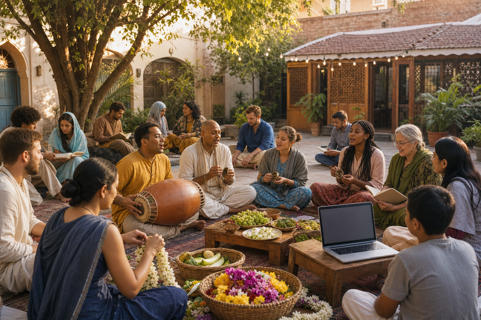 Contemporary Global Krishna Bhakti: Sound, Study and Seva