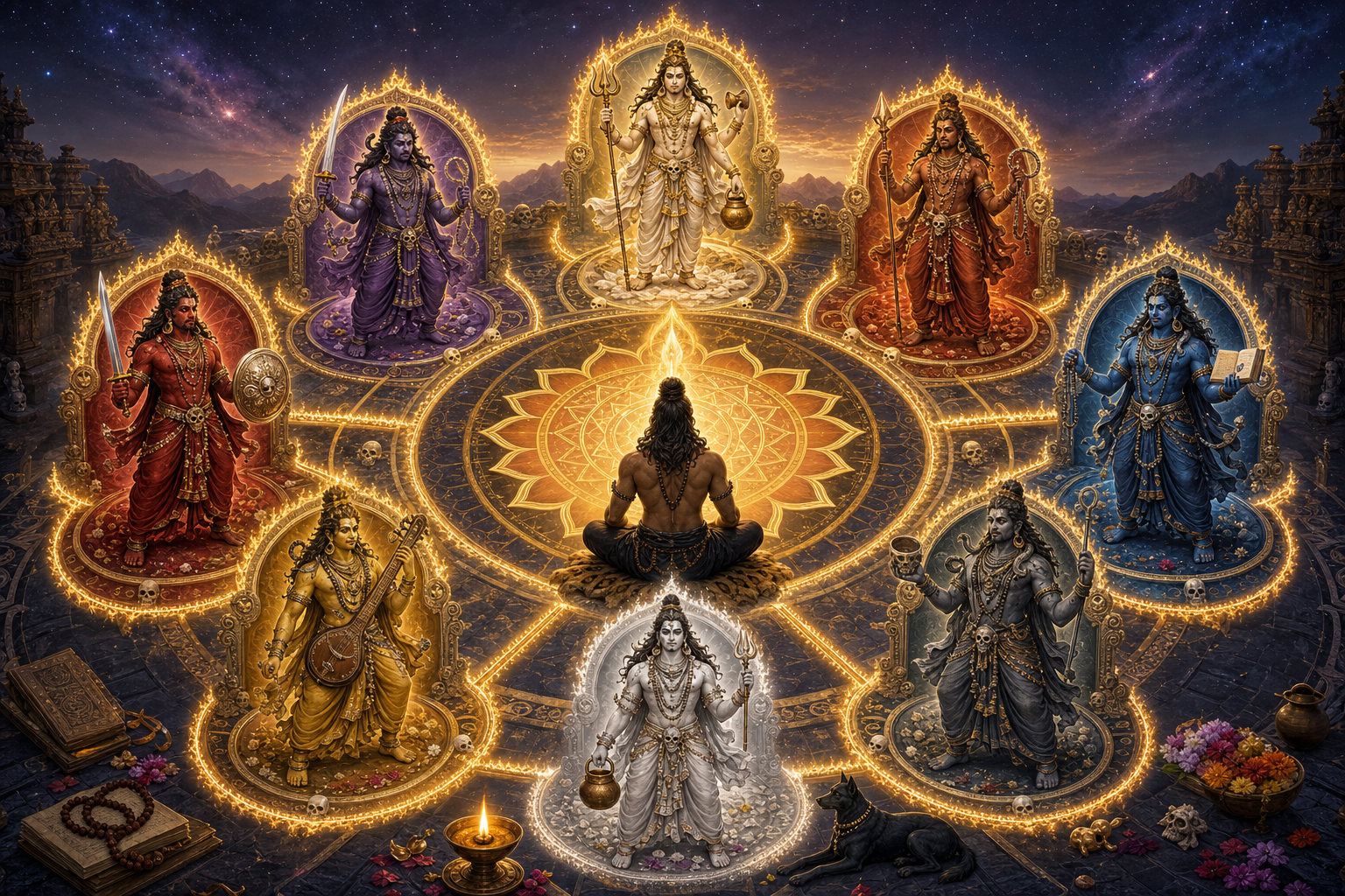 Ashtabhairava: Reading the Eight Guardians with Care