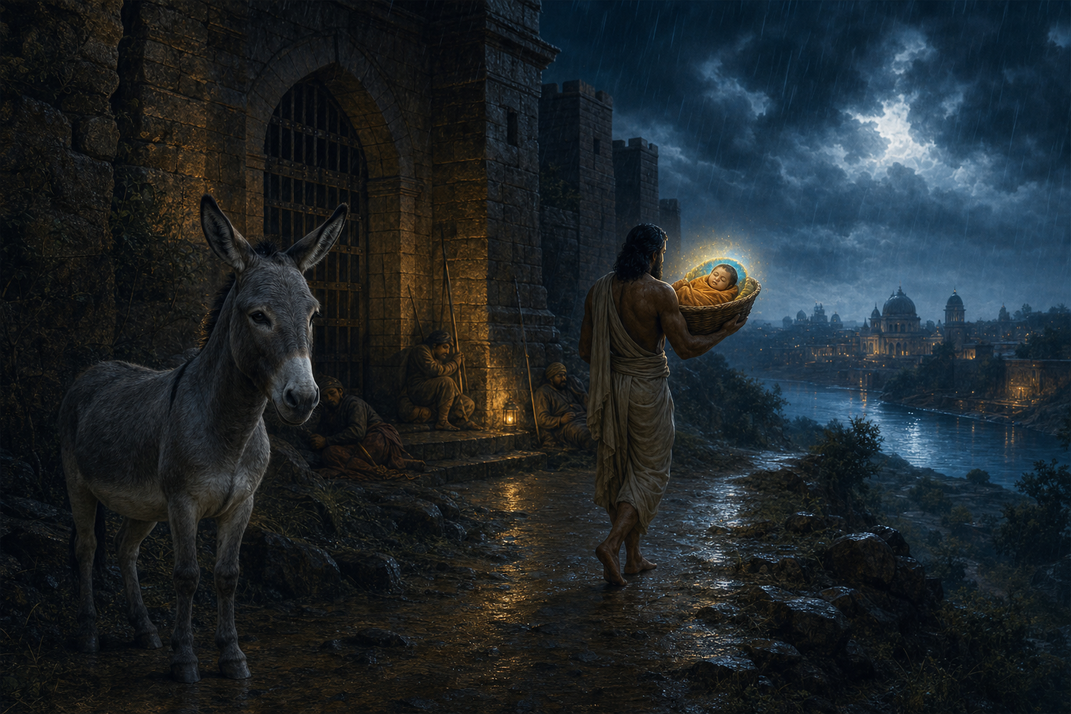 The Donkey at Krishna’s Birth: Scripture, Folklore, Meaning