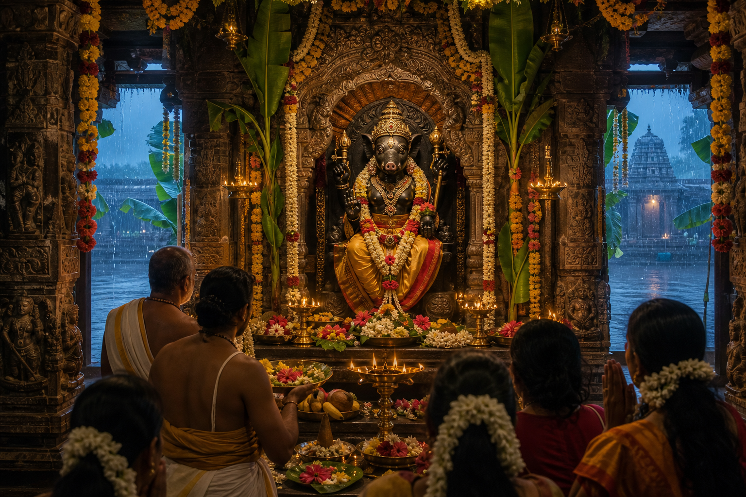Varahi Worship and Ashada Navaratri in South Indian Temples