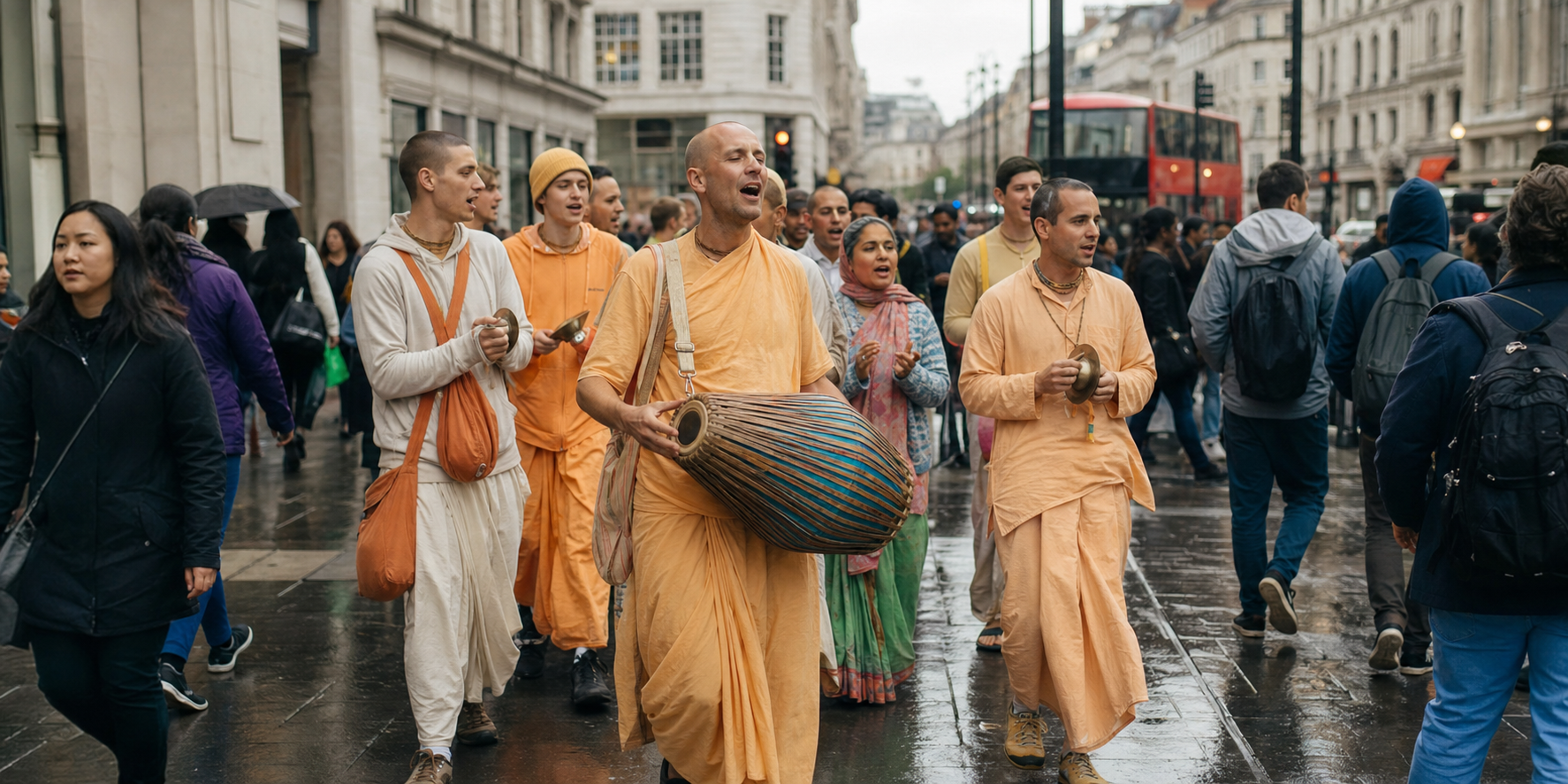 How Hare Krishna Chanting Became Part of London Life