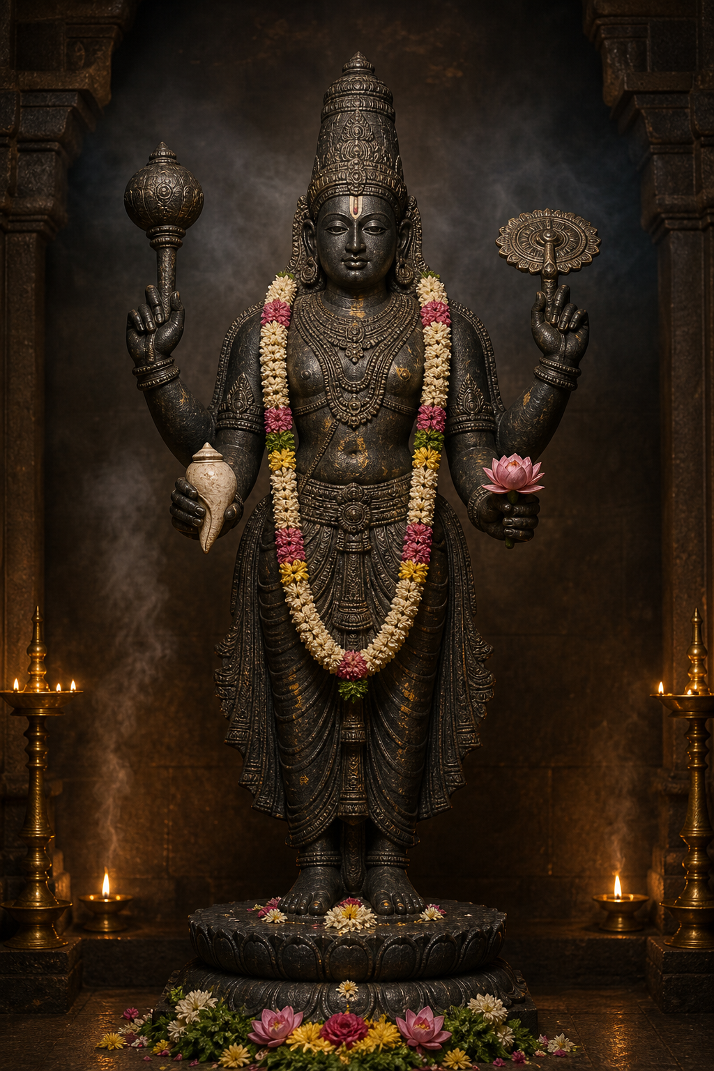 Upendra Iconography: How to Read Vishnu’s Four Symbols