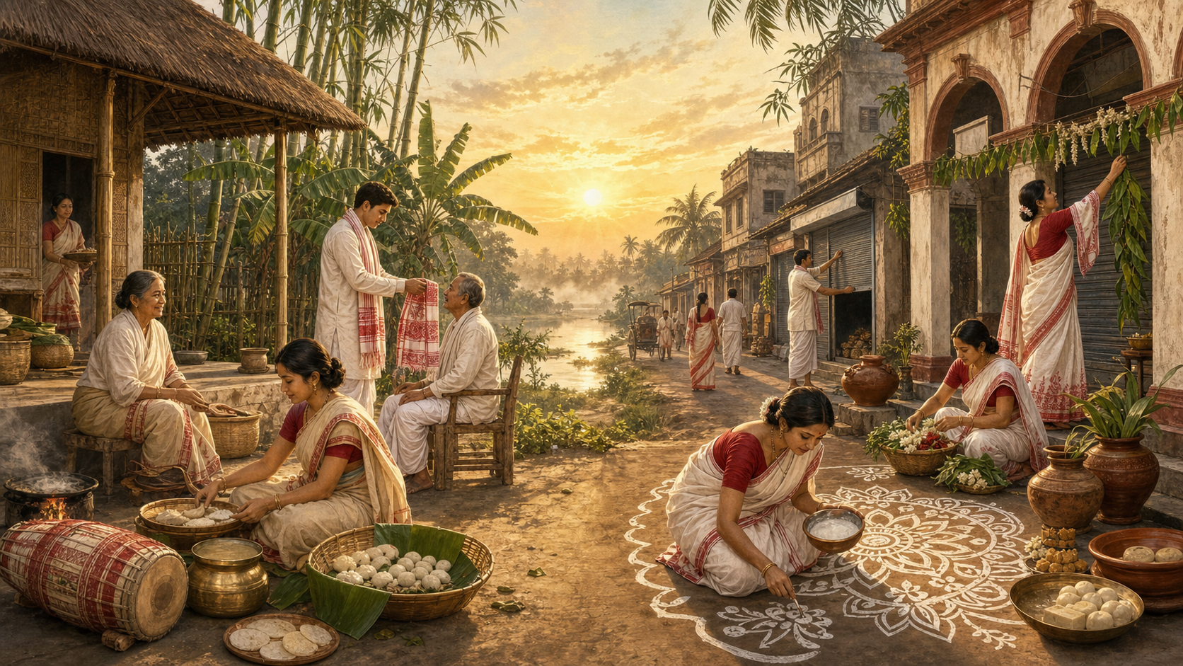 Eastern India’s Solar New Year: Bengal and Assam Traditions