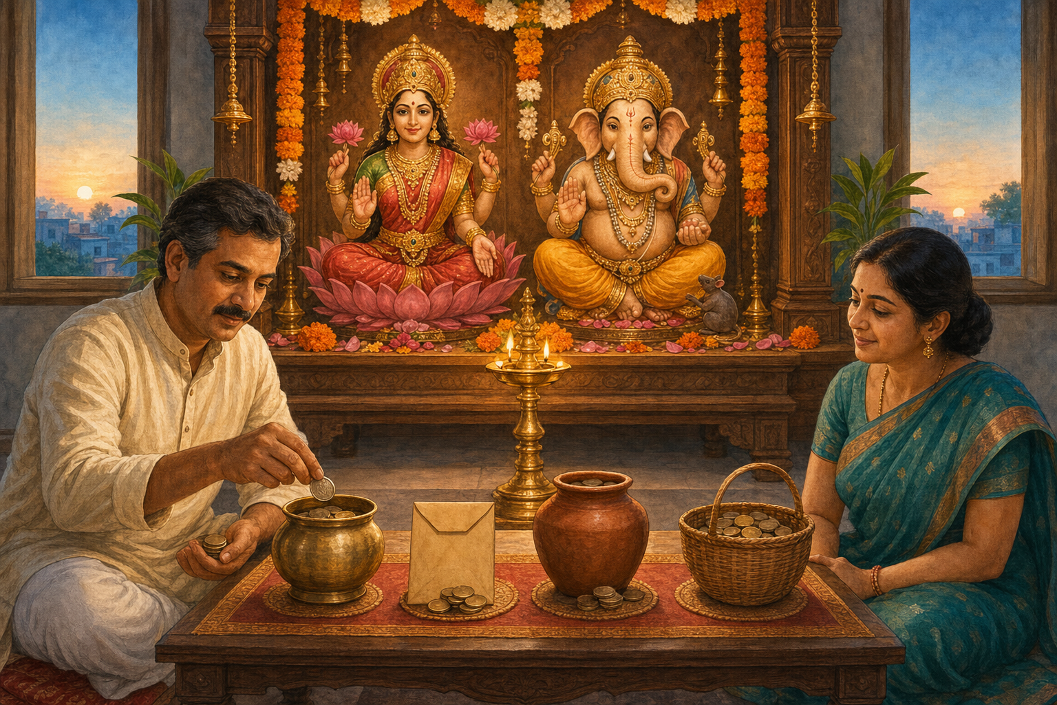 Lakshmi-Ganesha Worship as a Practice of Ethical Prosperity