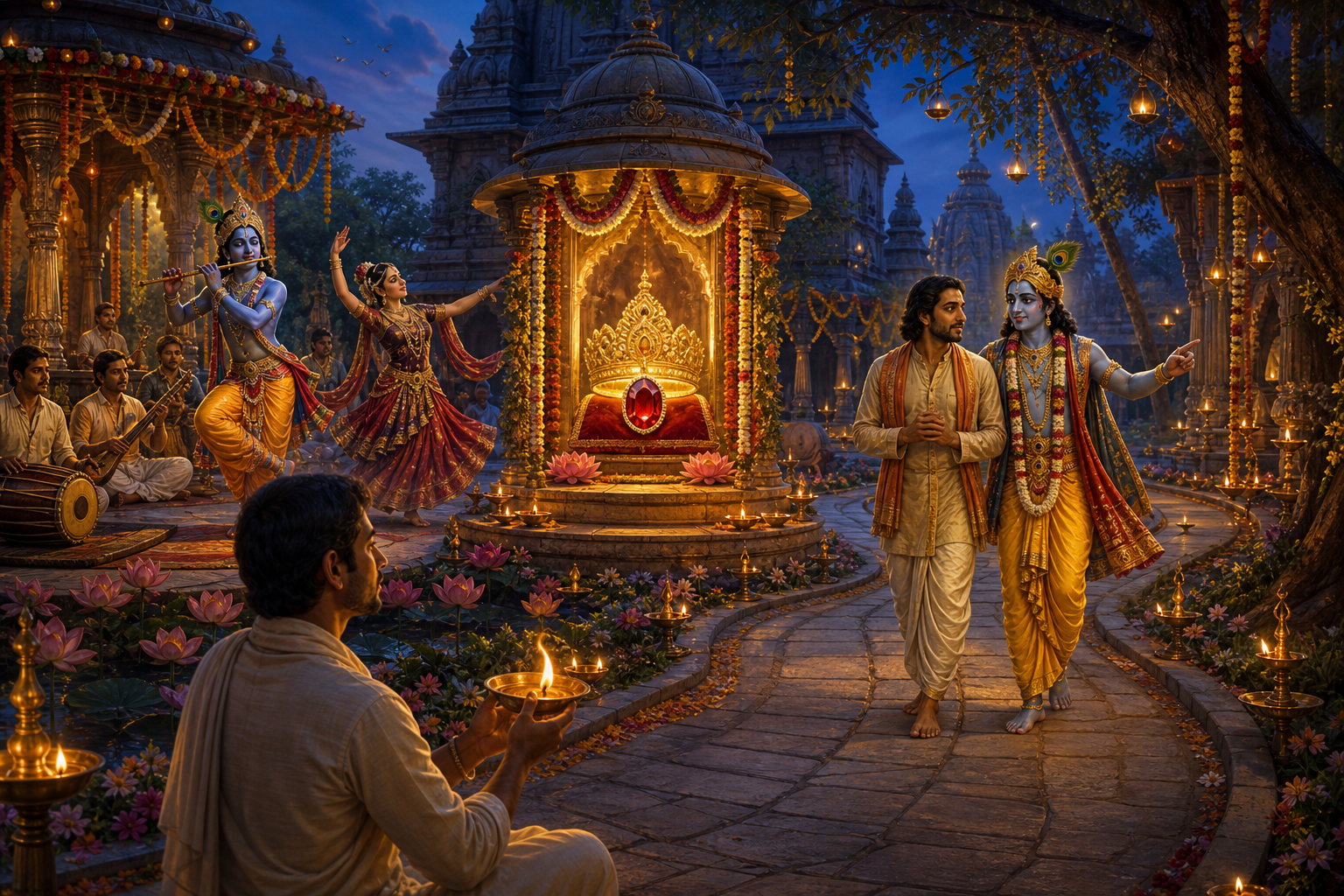How Performance, Symbols and Friendship Deepen Vaishnava Bhakti