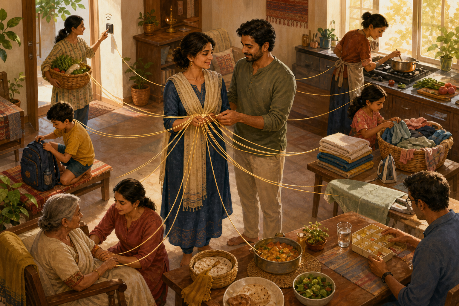 Invisible Labor at Home: A Dharmic Path to Shared Duty