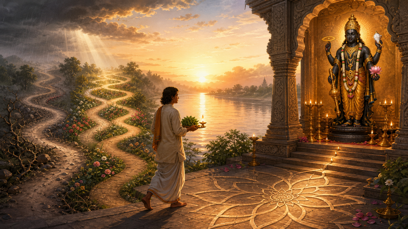 Karma in Vaishnava Philosophy: Fate, Freedom and Bhakti
